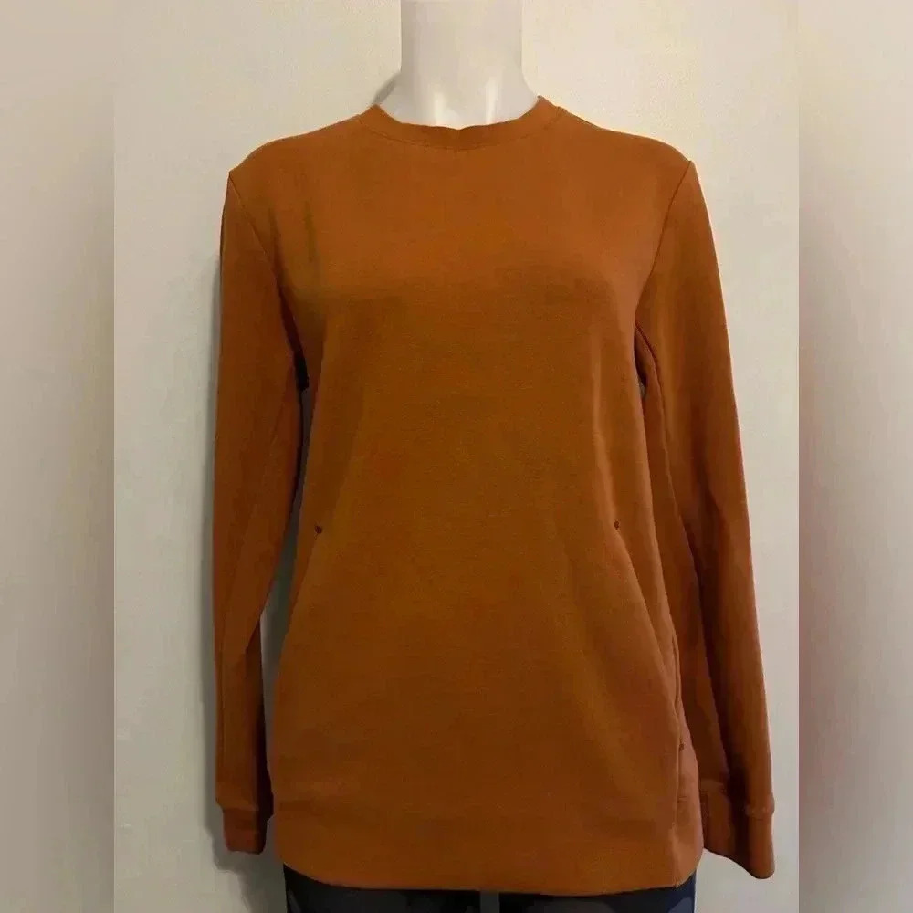Old Navy Athletic Dynamic Fleece sz S, cognac, chestnut color - Picture 2 of 8